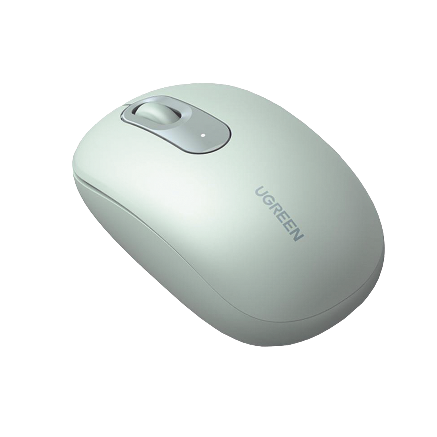 Mouse Inalámbrico 2.4G 800/1200/1600/2400 DPI | Función de 3 botones | Alcance 10m | Silencioso | Ergonómico | Anti-caída y Anti-interferencias | Batería Alcalina AA incluida | Color Green.