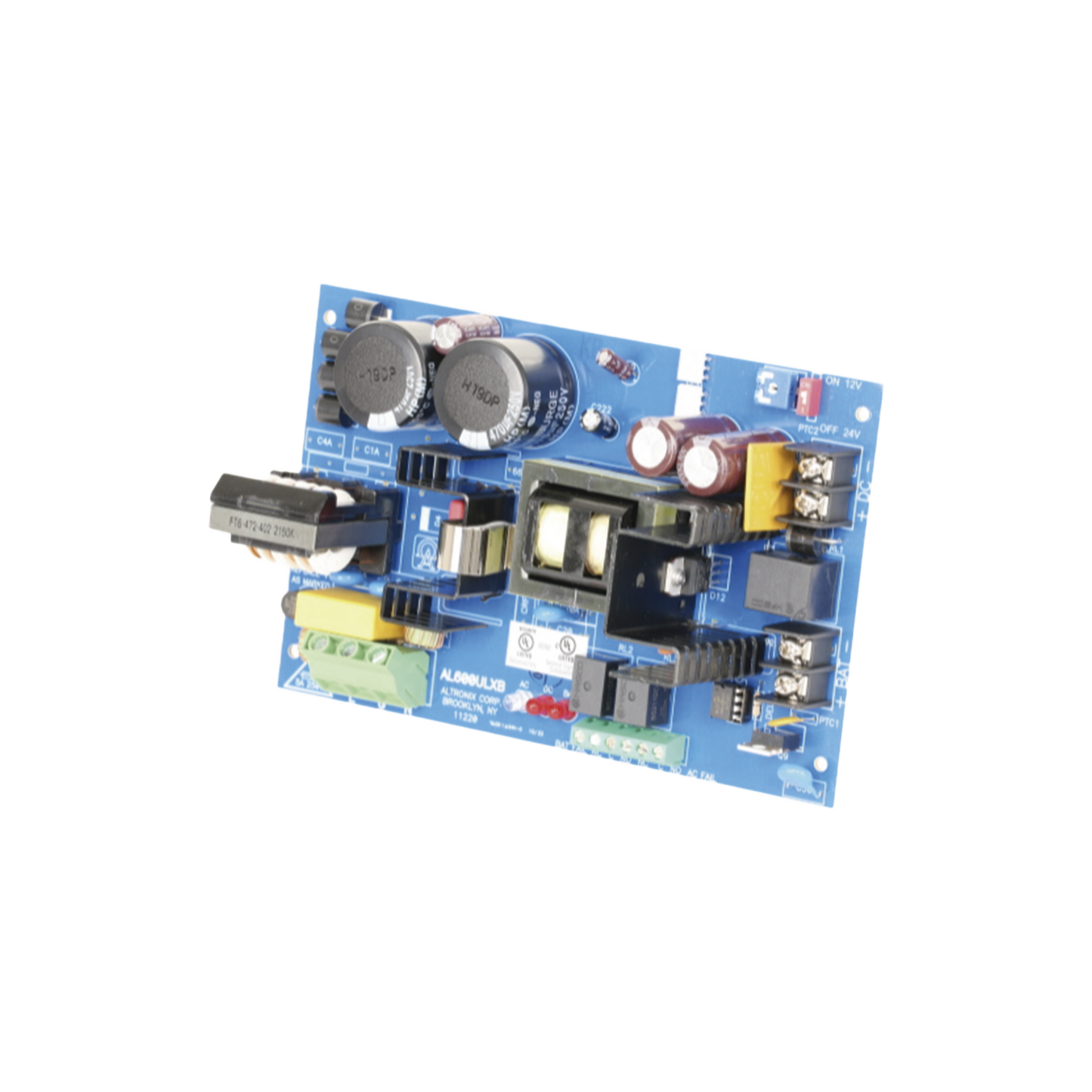 Fuente de alimentación / Tipo tarjeta / salida única/ 12/24 Vcc / 6 A / Entrada 115 Vca