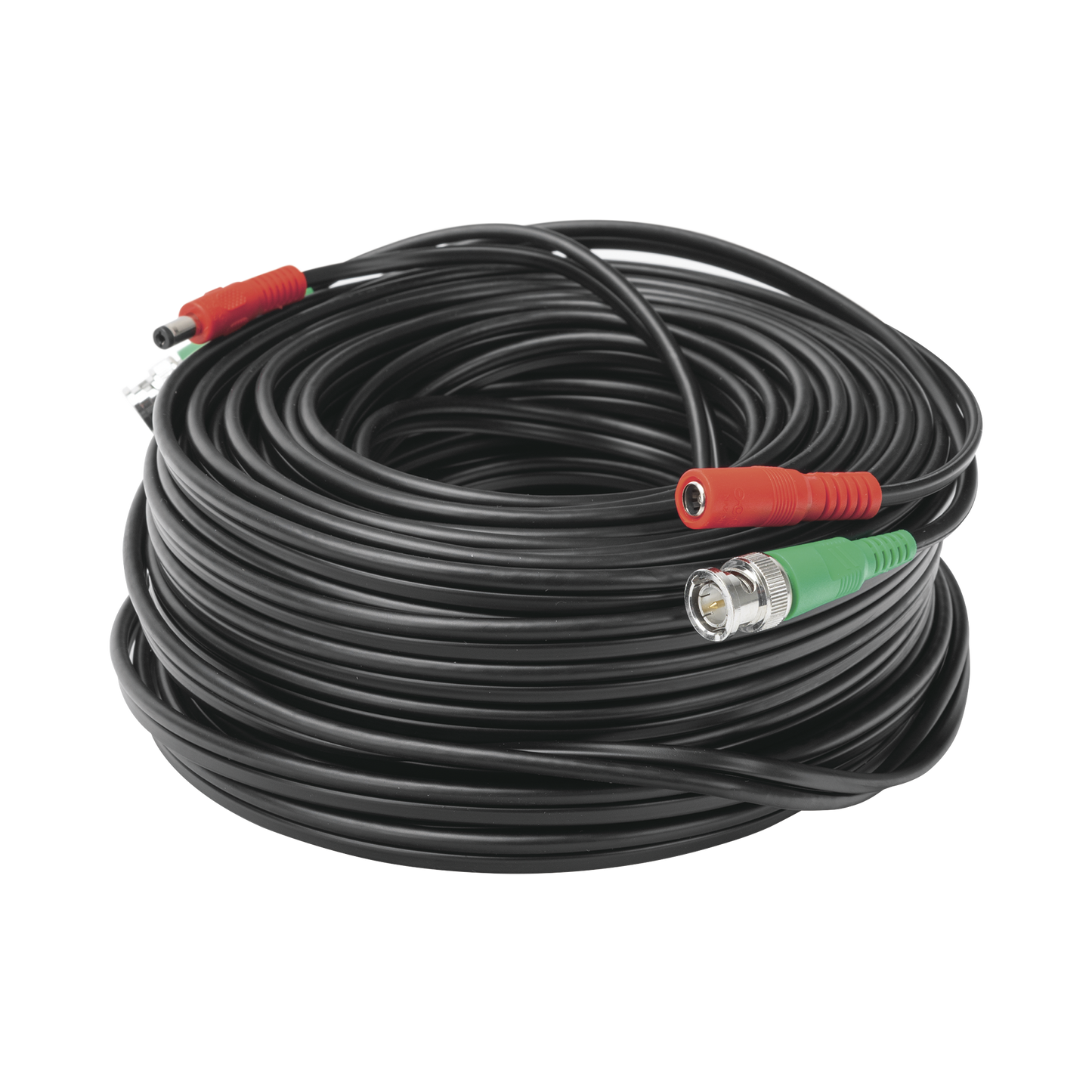 Cable coaxial ( BNC RG59 ) + Alimentación / SIAMÉS / 30 Metros / 100 % COBRE / Para Cámaras 4K / Uso interior y exterior