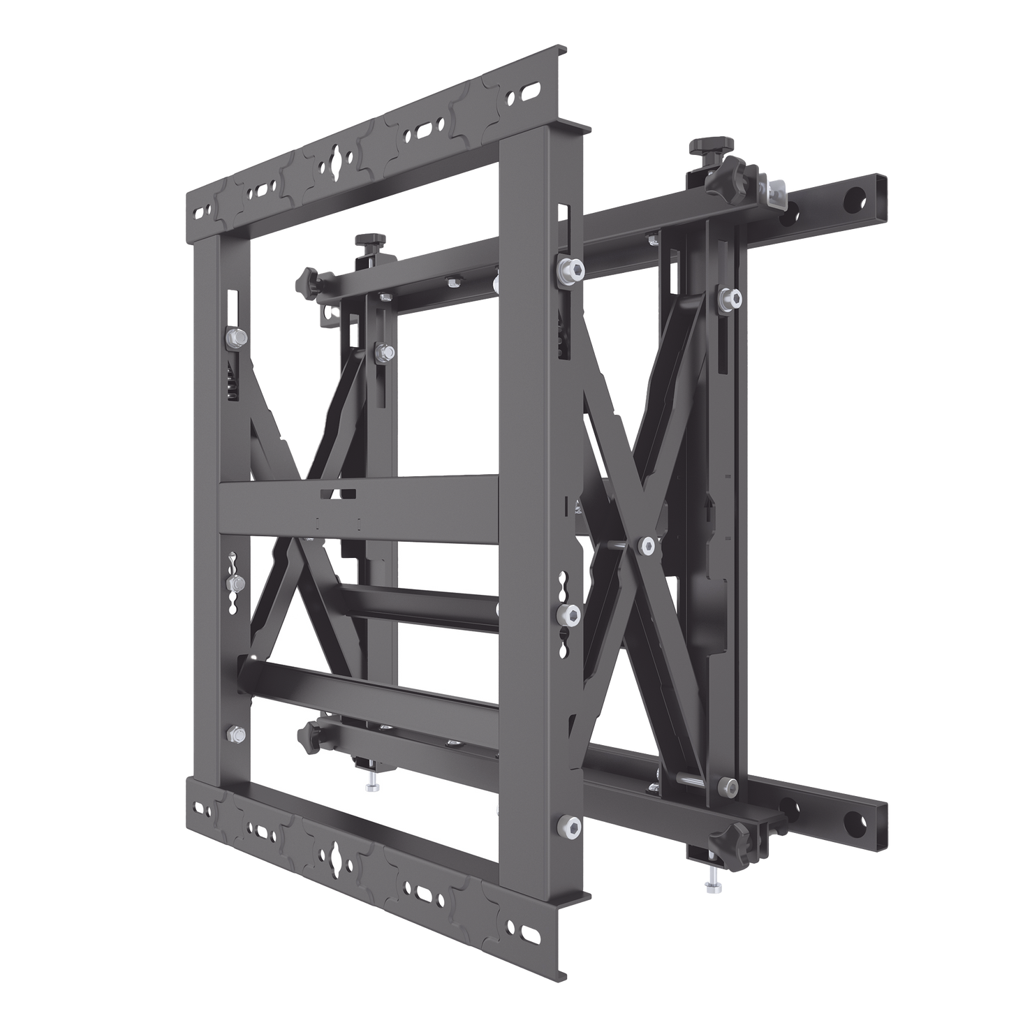 Soporte Modular de Pared para Videowall | Pop Out | Peso Máx. Sopotado 50 Kg | Soporta Formato Horizontal y Vertical.