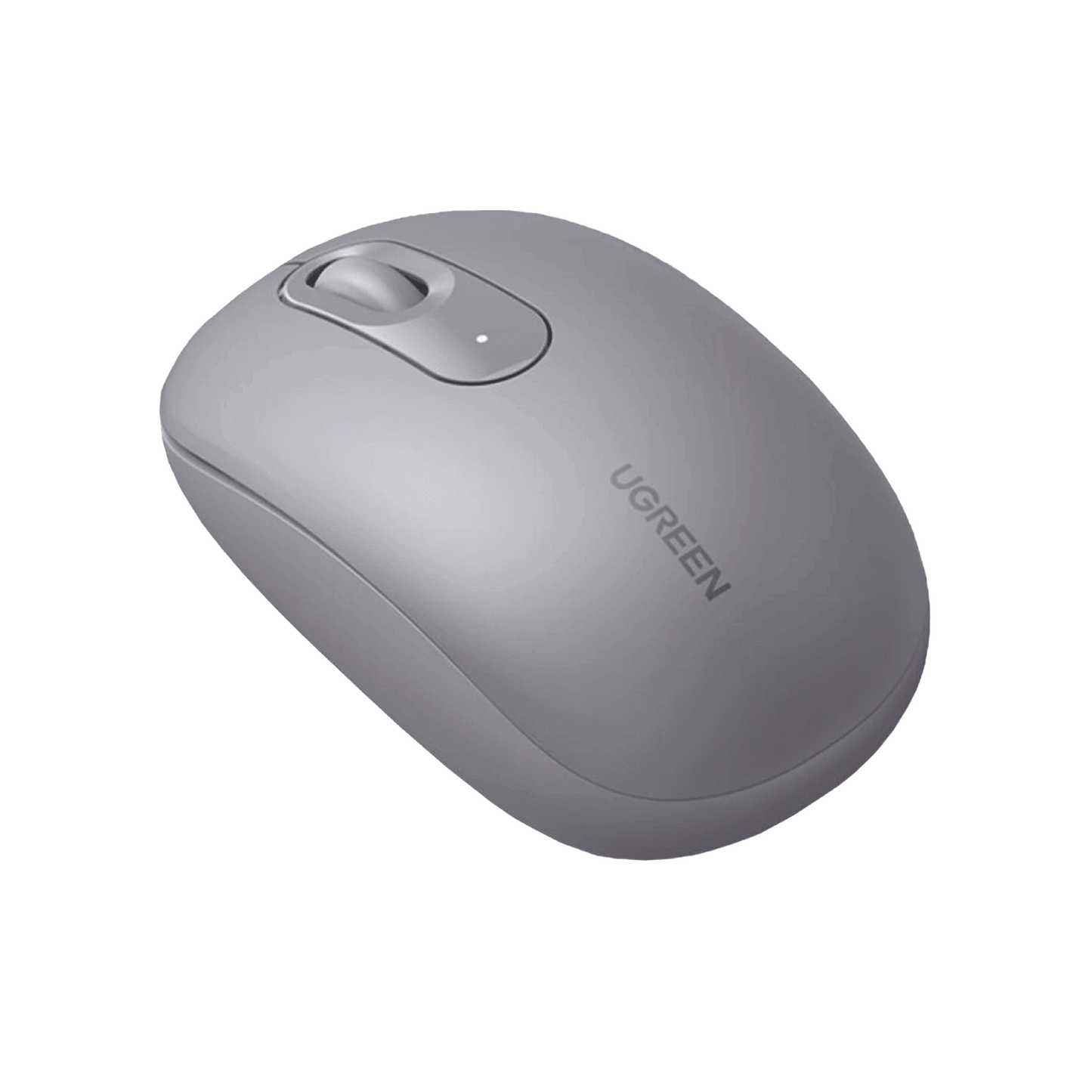 Mouse Inalámbrico 2.4G 800/1200/1600/2400 DPI | Función de 3 botones | Alcance 10m | Silencioso |  Ergonómico | Anti-caída y Anti-interferencias | Batería Alcalina AA incluida  | Color Grey.