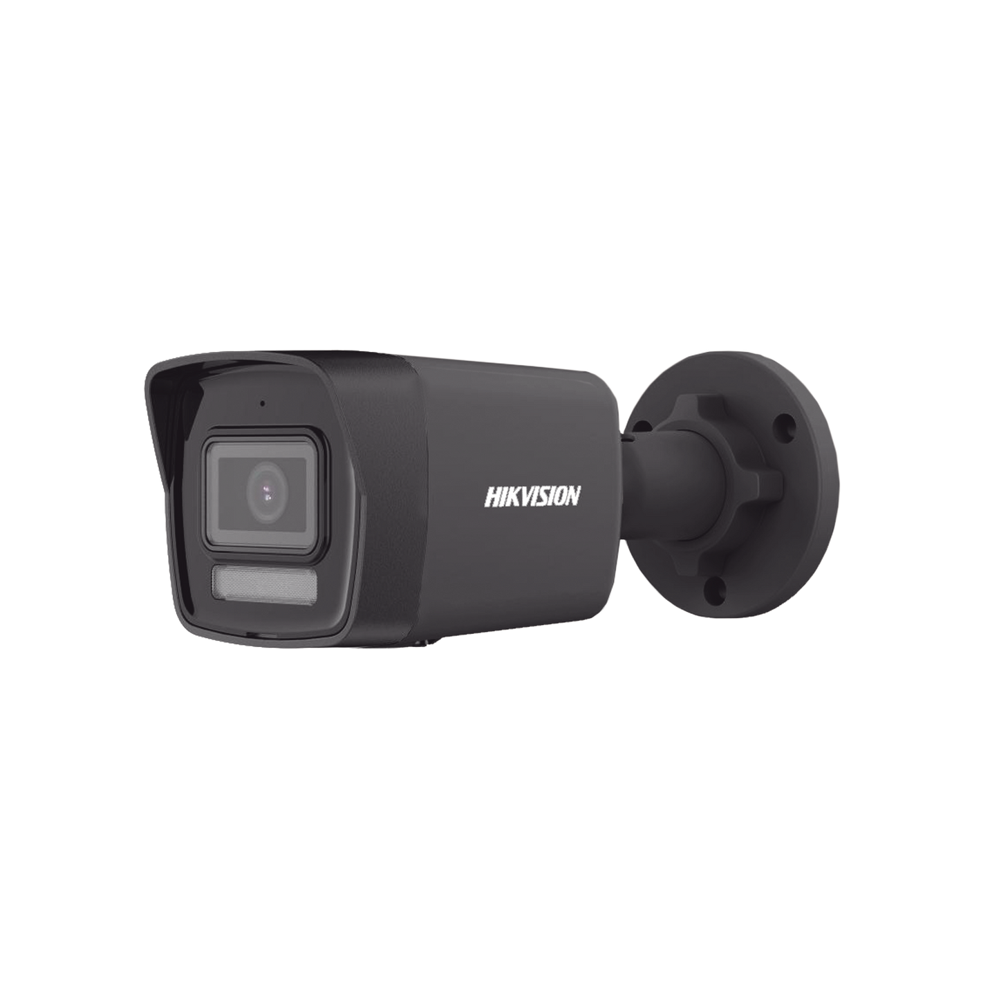[Dual Light] Bala IP 4 Megapixel / Color Negro /  Lente 2.8 mm / 30 mts IR + 30 mts Luz Blanca / Micrófono Integrado / ACUSENSE Lite / Exterior IP67 / H.265 / PoE  / Micro SD