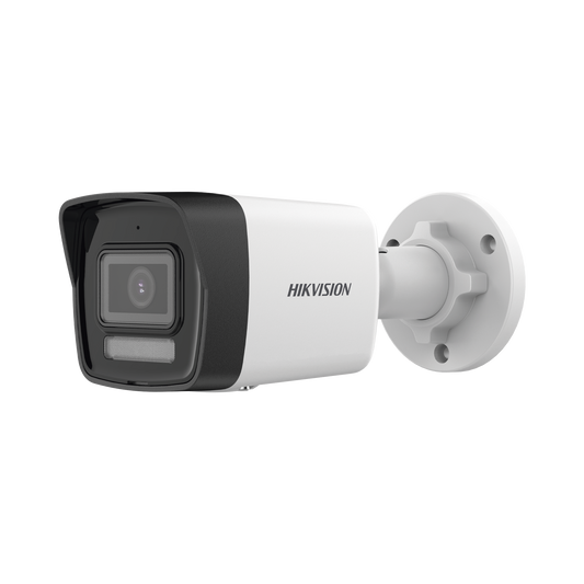 [Dual Light] Bala IP 8 Megapixel (4K) / Lente 2.8 mm / 30 mts IR + 30 mts Luz Blanca / Micrófono Integrado / ACUSENSE Lite / Exterior IP67 / H.265 / PoE  / Micro SD