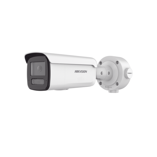 Bala IP 8 Megapixel / Lente 4 mm / Dual Light (60 mts IR + 60 mts Luz Blanca ) / Darkfighter S / Exterior IP67  / WDR 130 dB / 4 Analíticos: AcuSense, Deteccion Facial, Conteo de Personas por Cruce y Zona