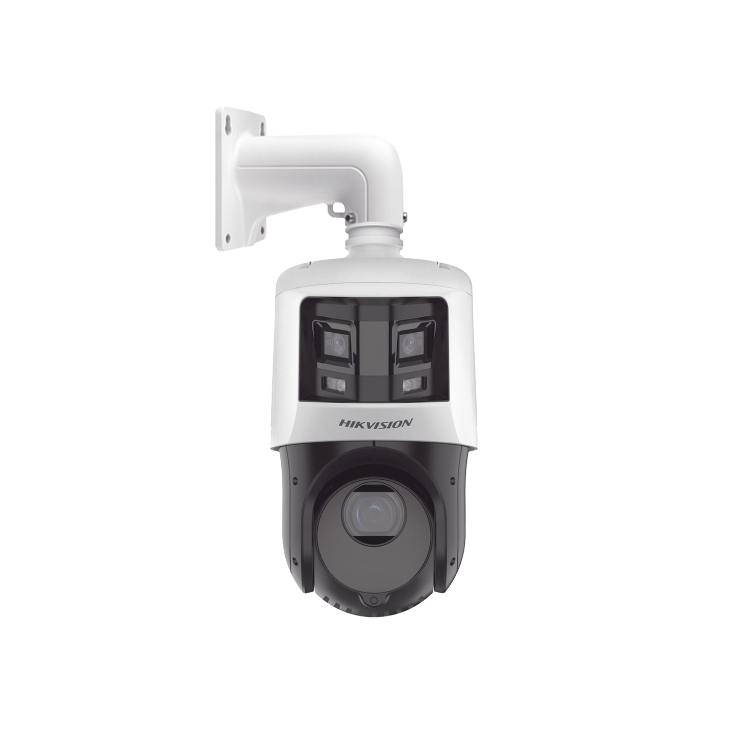 [TandemVu] PTZ IP 4 Megapixel con Cámara Panoramica 6 Megapixel / 25X Zoom / 100 mts IR / IP66  / WDR / PoE+ / Entrada-Salida de Audio y Alarma / Ultra Baja Iluminación / Micro SD