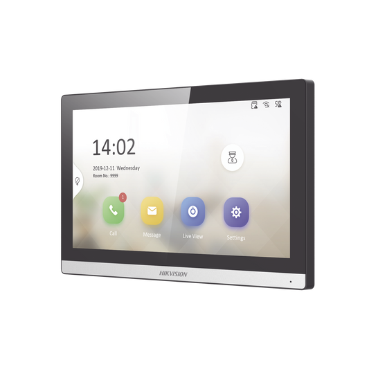 Monitor IP WiFi Touch Screen 7" Bisel DELGADO para Videoportero IP / Vídeo en Vivo / PoE Estándar / Apertura Remota / Llamada Entre Monitores / Audio bidireccional / Borde slim