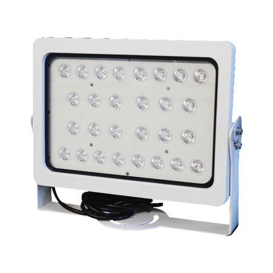 Lampara IR de Luz Estroboscópica / Luz LED Alta Potencia / 28 Lámparas LED / Cuerpo de Aleación de Aluminio / Vidrio Templado / IP66