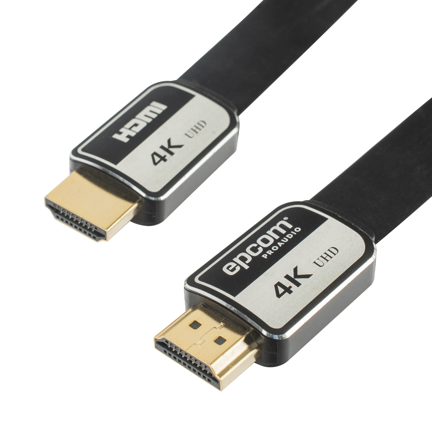 Cable HDMI de 1m | Alta Definición | Version 2.0 | Alta velocidad 18Gbps | 4K@60Hz | Conectores Chapados en Oro | Tipo Plano