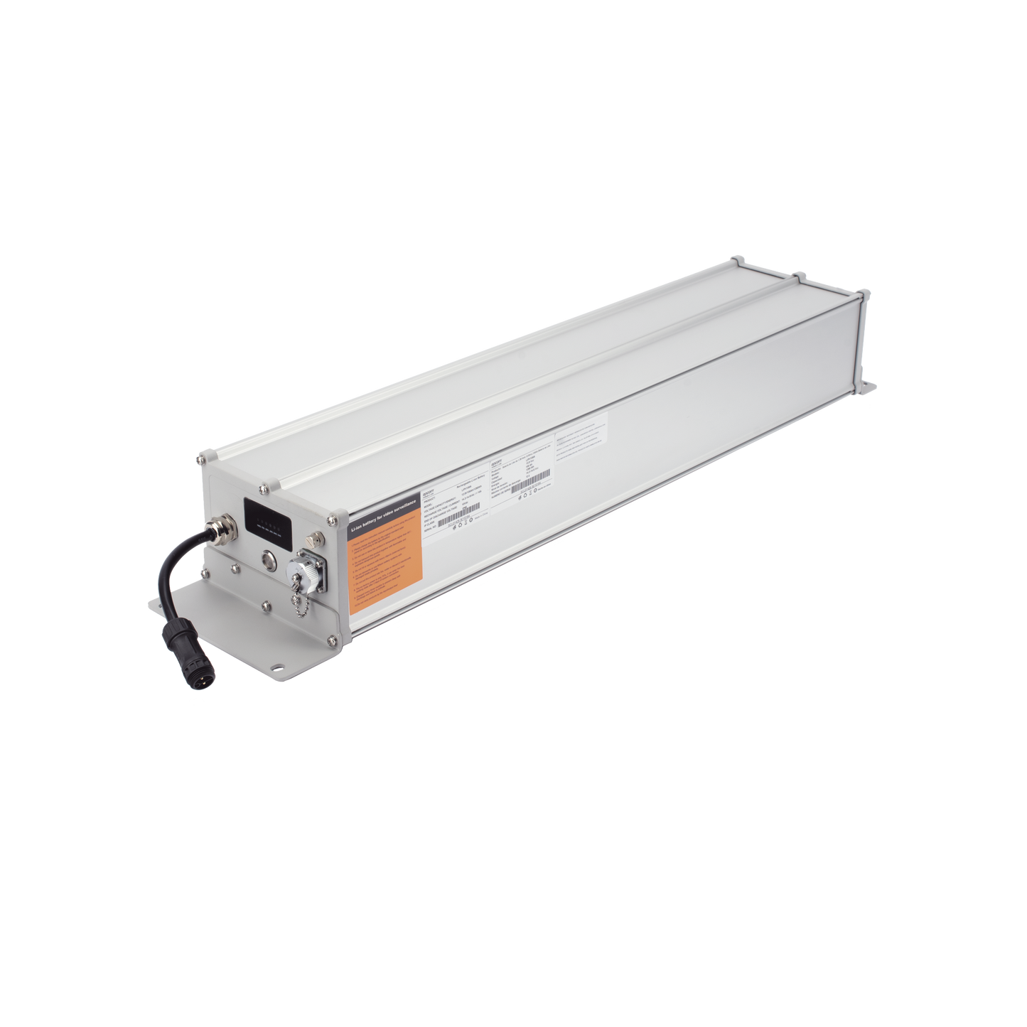 Batería de Ion-Litio para Videovigilancia 1280 Wh,  100Ah,  Controlador Incluido, Conexión Directa a Panel Solar y Salida de 12 Vcc o 24 Vcc