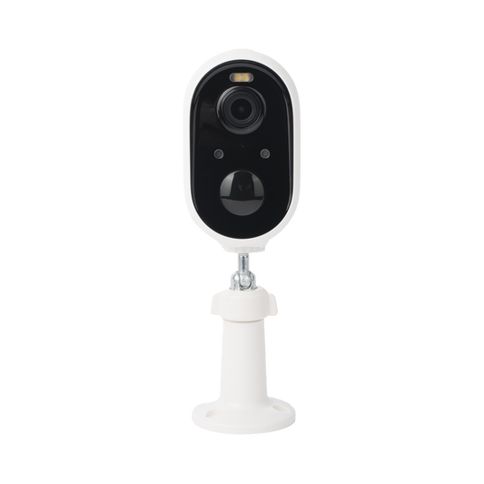 Cámara IP de Batería (Gran Angular) 3 Megapixel | WiFi | Audio Bidireccional | Batería Recargable 5200 mAh | IP65 |Exterior con Protección|  Estadísticas de Energía | Detección de Humanos | Incluye Panel So