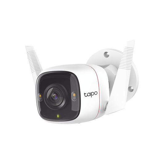 Cámara IP 4 Megapixel (2K) / Lente 3.18 mm / Wi-Fi / 30 mts IR / Exterior IP66 / Audio Bidireccional / Micro SD  hasta 256 GB / Compatible con Google y Alexa