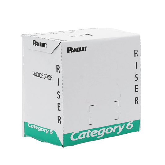 Bobina de Cable UTP, Categoría 6 de Alto Rendimiento (+350 MHz),  23 AWG, PVC (CMR, Riser), Bobina de 305 m, Color Azul